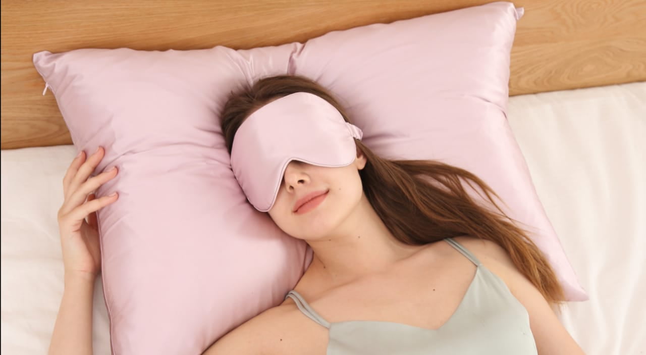 Mulberry Silk Sleep Eye Mask - Grey