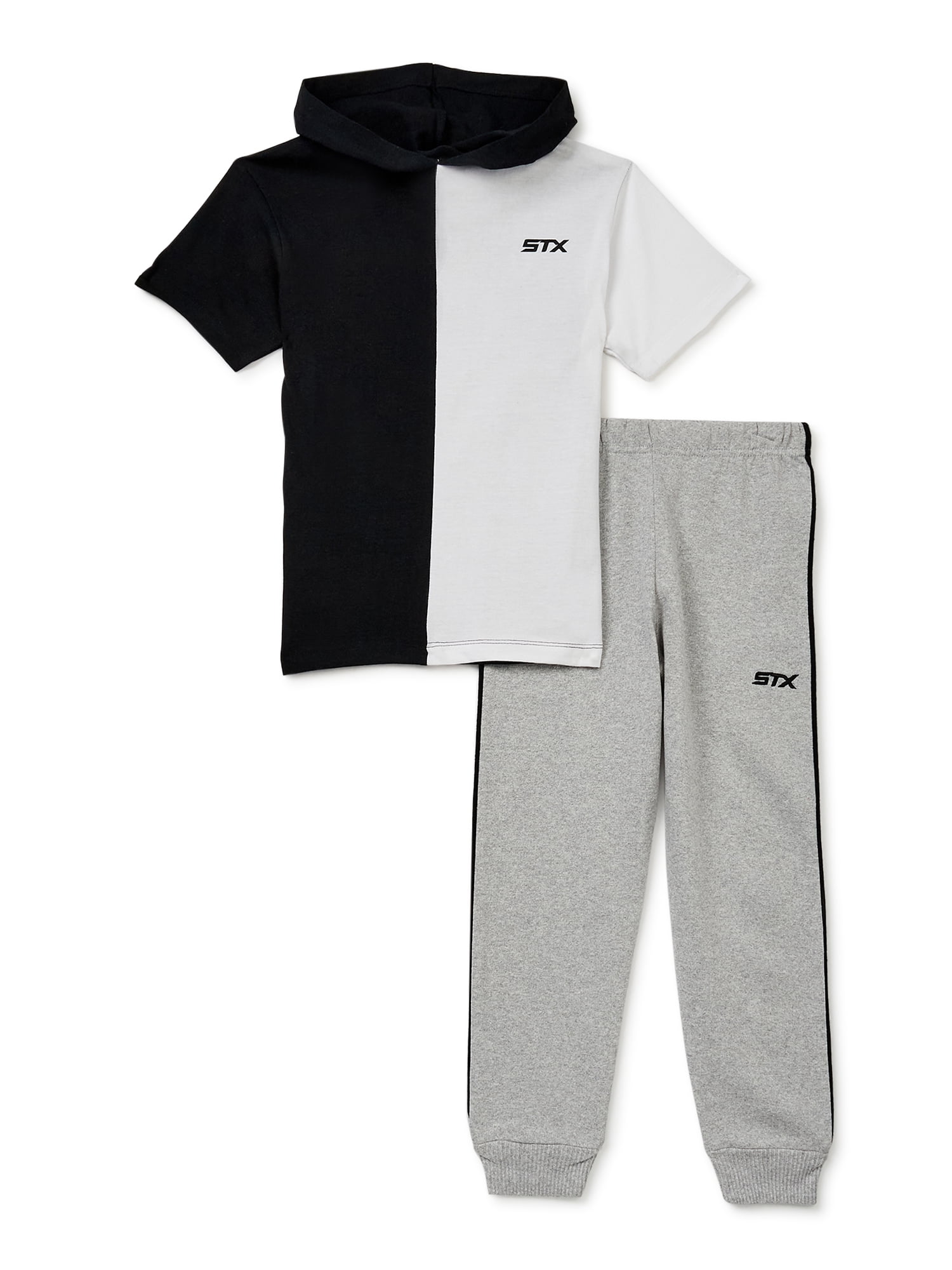 Hind Boys Athleisure T-Shirt and Jogger Track Set Toddler/Little/Big Boys 2 Full Sets