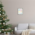 thumbnail image 3 of Stupell Industries Varied Fun Christmas Trees Holiday Painting White Framed Art Print Wall Art, 3 of 5