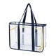 thumbnail image 2 of 2 Bolsas Transparentes Para Gimnasio, De PVC, Para Playa, Para Nadar, Trabajar, , Azul Oscuro, 2 of 8