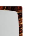 thumbnail image 2 of Ambesonne Fractal Fitted Sheet, Trippy Galactic Warm Waves, Twin Size, Vermilion and Brown, 2 of 2