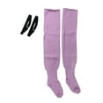thumbnail image 3 of Audhol Thigh High Socks Women Soild Plus Size Over Knee Cotton Socks Extra Long Extra Thick Thigh Socks Tall Socks with Elastic No Slip Belt Plus Size Thigh High Socks G A, 3 of 5