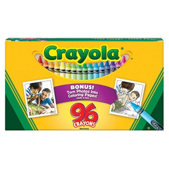 Crayola Llc Formerly Binney & Smith  Crayola 96Ct Crayons Hinged Top Box