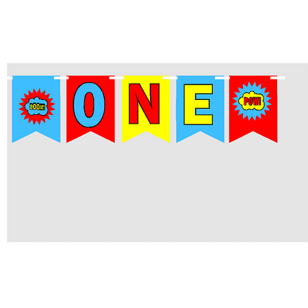 Baby First 1st Birthday Boy S Superhero Party Theme Picture