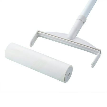 Sticky Mop With Extendable Handle Sticky Paper Roller 60 Sheets