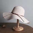 thumbnail image 2 of CoCopeaunts Wide Brim Bucket Hat for Women Summer Beach UV Protection Sun Cap Outdoor Traveling Charming Large Fisherman Hat, 2 of 8