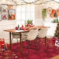 thumbnail image 2 of Christmas Snowflake Area Rug Non Slip Entryway Washable Rugs Holiday Throw Carpet Low Pile Soft Floor Mat for Hallway Bedrooms Bathroom, 2 of 8