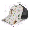 thumbnail image 2 of Lsque German Shepherd Dog Printed Trucker Hat - Baseball Cap for Men Women - Breathable Mesh Side, Adjustable Fit - for Casual Wear, 2 of 7