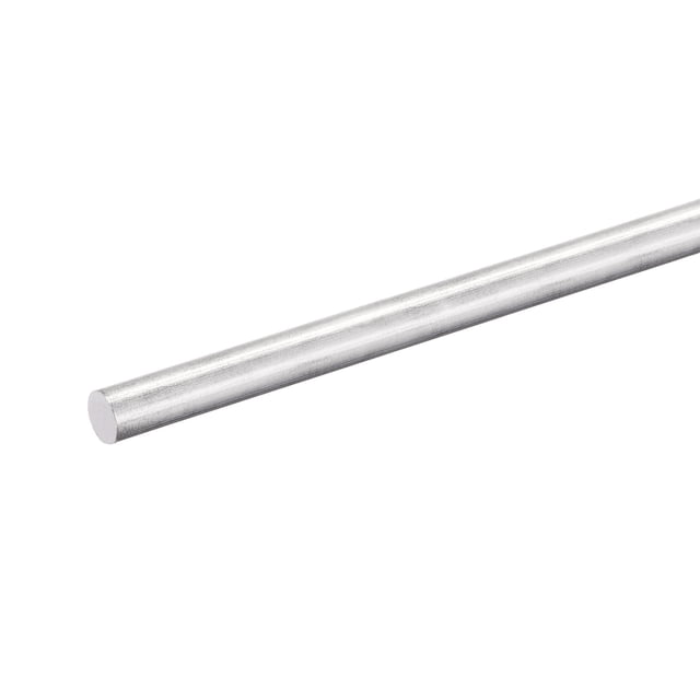 Barra Redonda Sólida de Aluminio 6mm de Diámetro 300mm de Longitud Stock de Torno 1paquete