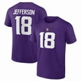 thumbnail image 4 of NFL Justin Jefferson Minnesota Vikings Mens Name & Number Short Sleeve Tee, 4 of 4