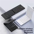 thumbnail image 2 of CNKOO Mini Foldable Wireless Keyboard Slim Portable Bluetooth Keyboard Rechargeable Folding Keyboard for IOS Windows Android, 2 of 3