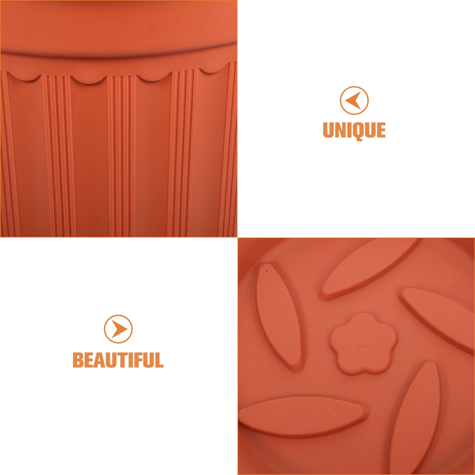 UPGRATOR 1Pack Flower Pots for Indoor Use with Simple Design 27.5X24X24In