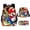 Style-A, variant on Super Brothers Retro Arcade School Bags Sets – 3-Piece Unique Character Backpack Sets – Plumber Video Game Character Travel Backpack