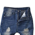 thumbnail image 4 of Zshosam Boys' Jeans Boy's Stylish Skinny Fit Stretch Fashion Denim Jeans Size 5T 6T,(Dark Blue 5-6 Years), 4 of 4