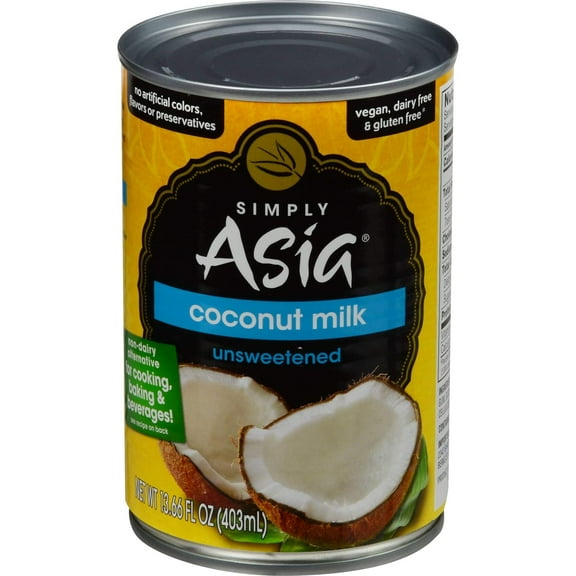 Simply Asia Coconut Milk, 13.66 Fluid Ounce - 24 per case.