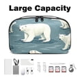 thumbnail image 3 of Polar Bear Hard Drive and Cord Storage Organizer PC Case, Waterproof Oxford Cloth Electronic Organizer Travel Case, Outdoor Small Storage Box, 5.9x9.44x3.14 in., 3 of 6