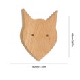 thumbnail image 2 of Tiradores de puerta de madera con tornillo, pomos animales de madera para gabinete, pomos de tocador de madera, 2 of 6