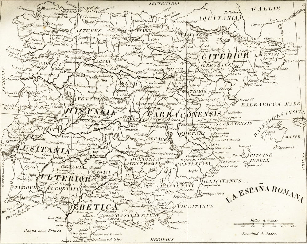 Map Of Roman Spain