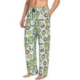 thumbnail image 6 of Logiee Frog With Sweet Print Pajama Pants for Men,Men’s Pajama Bottoms,Mens PJ Pants with Pockets & Button Fly-3X-Large, 6 of 6
