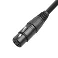 thumbnail image 3 of Cable Adaptador 50cm 3 pines XLR macho a doble hembra Y divisor adaptador convertidor de cable negro Tmvgtek Para estrenar, 3 of 4