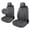Gray, variant on Luxury PU Leather Car Seat Covers Full Set-Waterproof Seat Protectors with Split Bench Seat Covers for Cars-Universal Cars Interior Covers for Sedans, SUVs, Pick-up Trucks (Black/Black Line)