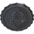 thumbnail image 3 of Ekena Millwork 16 7/8"W x 11 3/4"H x 1 1/2"P Oxford Ceiling Medallion, Hand-Painted Pewter, 3 of 5