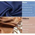 thumbnail image 4 of Chal para mujer Bufanda Pashmina Cachemira Idea de regalo suave Boda Estola de Navidad Ormromra WMZL-2356-1, 4 of 7