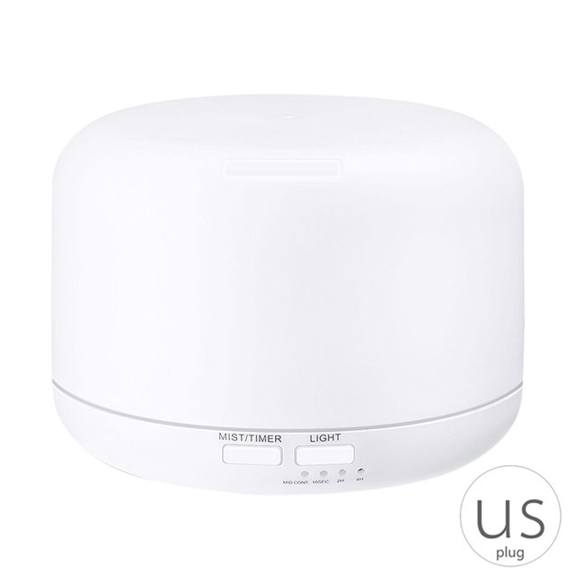 Enchufe de EE. UU. Quemador de aceite esencial Control Remoto Humidificador de niebla fría Luz nocturna Difusor de aromaterapia Purificador Vogacara JJ24802-04B