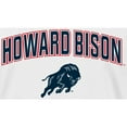 thumbnail image 2 of Women's White Howard Bison Proud Mascot T-Shirt, 2 of 2