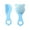 Blue, variant on Baby Hairbrush and Comb Set for Newborns Gentle Scalp Care with Cartoon Bear Design for Daily Grooming and Travel