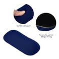 thumbnail image 4 of Uxcell Mouse Wrist Rest Mouse Wrist Support Ergonomic Mouse Pad Cushion Comfortable Memory Foam, Blue 2 Pack, 4 of 5