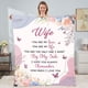 thumbnail image 3 of LHSHID to My Daughter Blanket Daughter Gifts from Dad Daughter Birthday Gifts Ideas Lion Birthday Gifts for Daughter Christmas Graduation Soft Cozy Flannel Throw Blanket 60"x80", 3 of 8