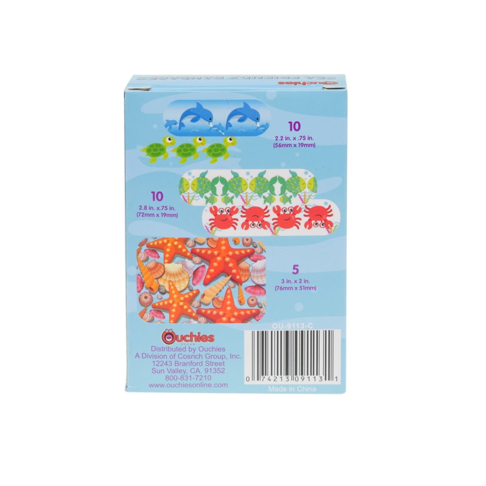 Sea Friendz First Aid Wound Care Bandages for Kids