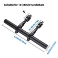 thumbnail image 4 of Extensor De Manillar De Bicicleta Soporte extensor de manillar de bicicleta de 25 cm soporte de extensión de montaje de faro de bicicleta, 4 of 6