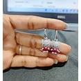thumbnail image 3 of New Jewels Hello Kitty Dangle Earrings 2Ct Round Simulated Diamond In 14k White Gold Plated, 3 of 5