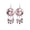 Cowboy Boot, variant on Handcrafted Pastel Copper Wire Earrings, Southwestern-Inspired Weaving Design with Rectangular Center and Waterdrop Dangles(PastelWire)