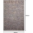 thumbnail image 2 of Chris Loves Julia x Loloi Collection Rosemarie Tapis ROE-04 Graphite/Multi 3 Pieds-2 Pouces x 3 Pieds-2 Pouces Rond, 2 of 8