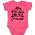thumbnail image 3 of Inktastic Mawmaw and Pawpaw Love Me Girls Baby Bodysuit, 3 of 5