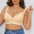 thumbnail image 6 of TOWED22 Daisy Bra for Seniors, Front Snap Closure Bras, Front Snaps Daisy Bras for Older Women(Light Yellow,44D), 6 of 9