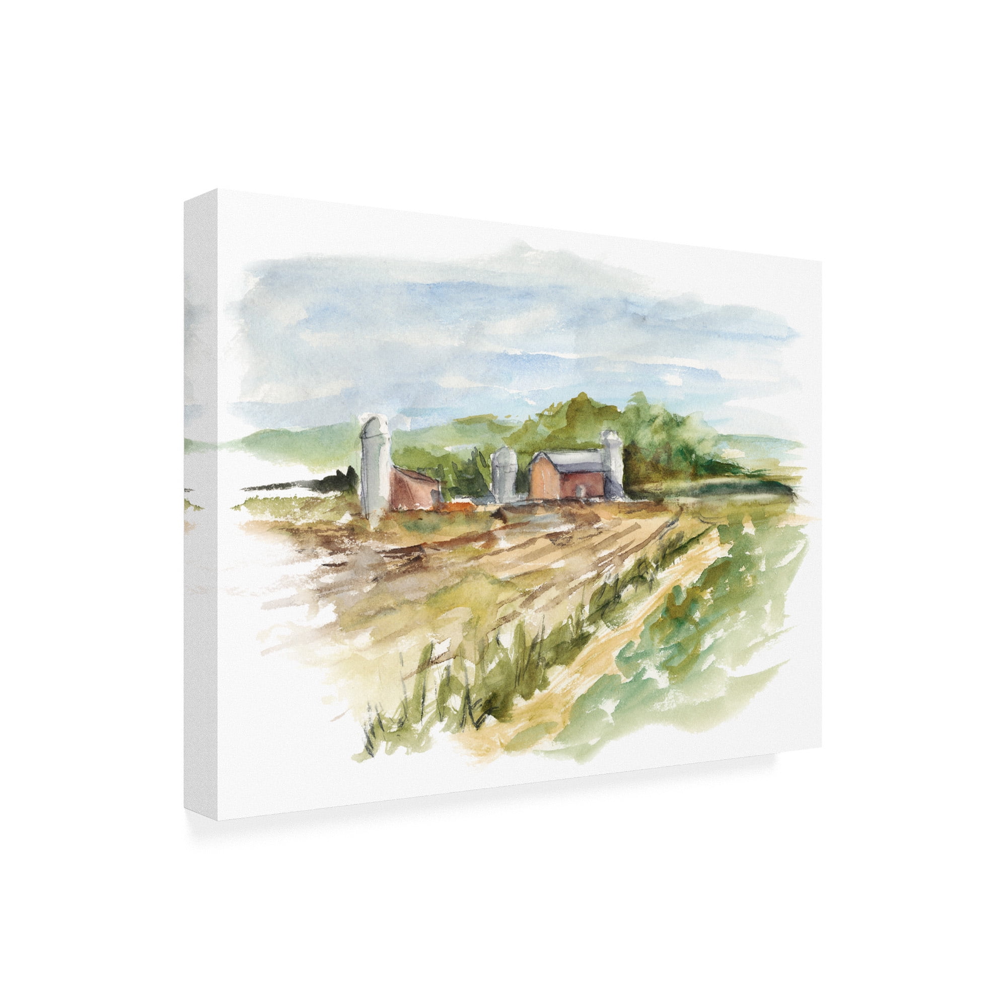 Trademark Fine Art 'Rural Plain Air VI' Canvas Art by Ethan Harper