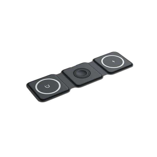 Estacion de Carga 3 en 1 Gadgets&Fun cargador inalámbrico plegable