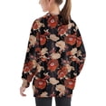 thumbnail image 4 of Pull à Manches Longues en Coton pour Enfants, Col Rond, Sweat à Capuche Surdimensionné, Mode Enfant, Pull à Manches Longues 4-14 Ans pour Filles et Garçons Multicolore 7 Ans, 4 of 6