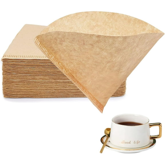 Small Coffee Filters, V60 Size 01, Set of 200, Disposable Cone Coffee Filters Paper, Natural Paper Filters for Pour Over Coffee Dripper and Coffee Maker (1-2 Cup) - #1