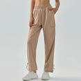 thumbnail image 2 of ZyeKqe Cargo Sweatpants for Women Lightweight Comfy Lounge Joggers Athletic Workout Running Trousers, 2 of 7