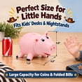 thumbnail image 4 of PHOCAS Unbreakable Piggy Bank for Kids- Cute Plastic Coin Bank , Compact Money Saving Jar for Girls & Boys, Perfect Birthday Gift for Toddlers, 4 of 10