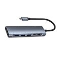 thumbnail image 2 of Splitter 9-en-1 Type-C USB 3.0 Computer Hub 4K 3.5mm PD Ranura para tarjeta de carga Adaptador de estación de acoplamiento para computadora portátil de alta velocidad tholdsy EL004897-00B, 2 of 2