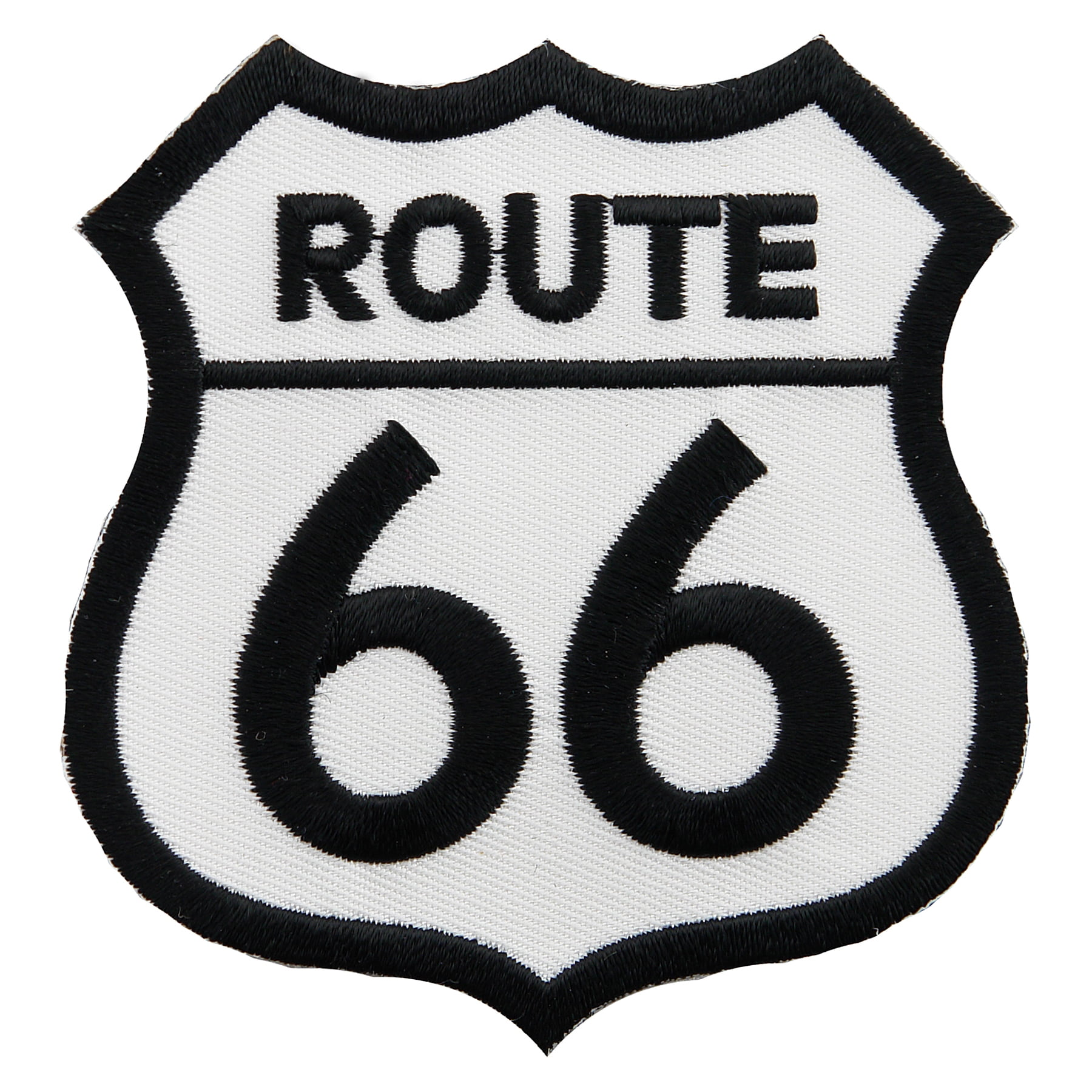 Route 66 Road Sign Embroidered IronOn Patch