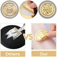 thumbnail image 3 of 25 Sheet Gold Foil Sticker Magic Book Certificate Seals Gold Embossed Round Embossed Foil Seal Stickers, 3 of 9