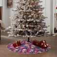 thumbnail image 4 of Sikiie Skull rose blue flower Nativity Christmas Tree Skirt, Jesus Christian Winter Holiday Tree Mat Decoration(30-48IN), 4 of 6