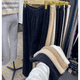 thumbnail image 1 of Pantalones acampanados de punto de visón grueso para mujer, holgados, drapeados, de pierna recta, para otoño e invierno, para adelgazar, 1 of 4